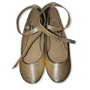 AXZ-Adorababy Gold dress shoes size 10 toddlers